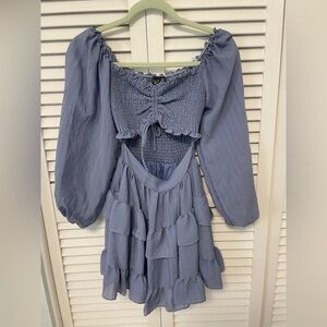 Adorable blue Windsor dress worn once.